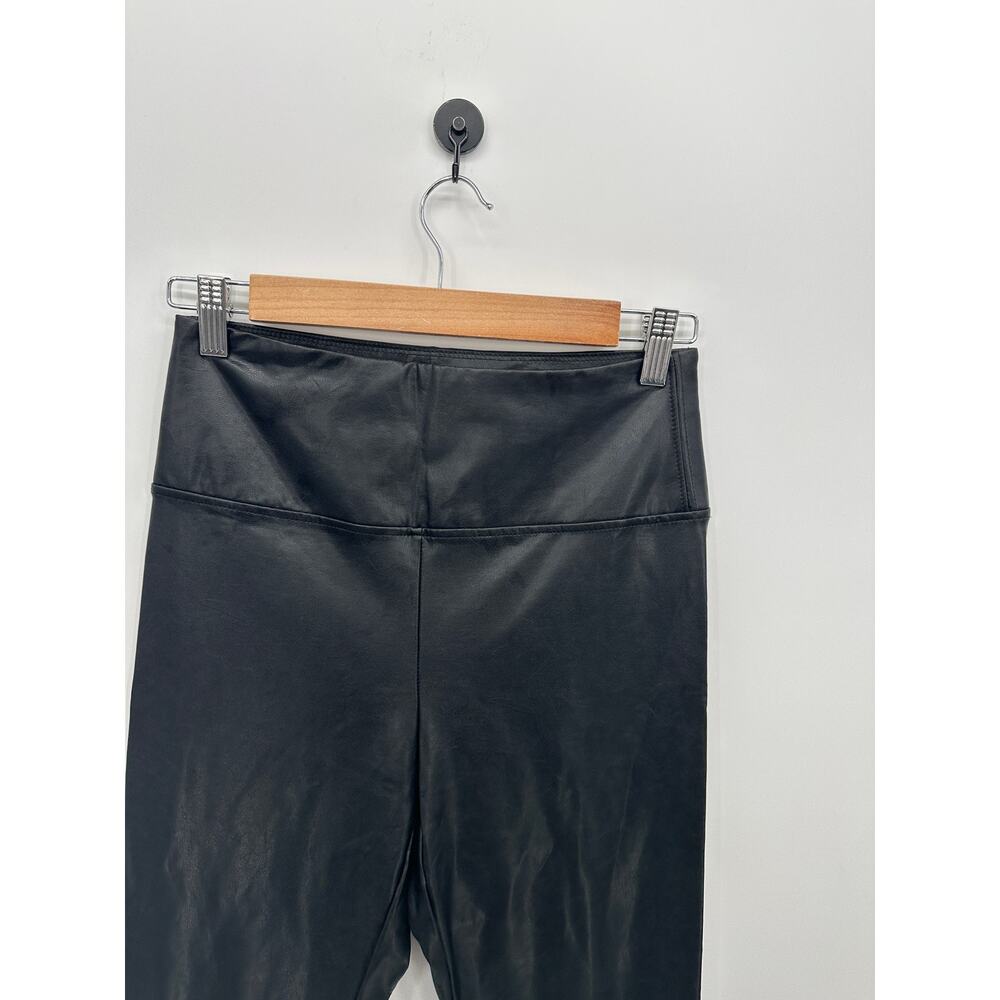 Boston Proper Womens Black Aspen Faux Leather Pull On Legging Sz XS Edgy Grunge - Picture 5 of 7